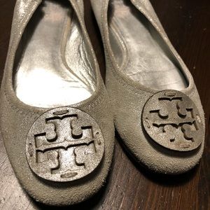 Tory Burch Flats Silver Size 7